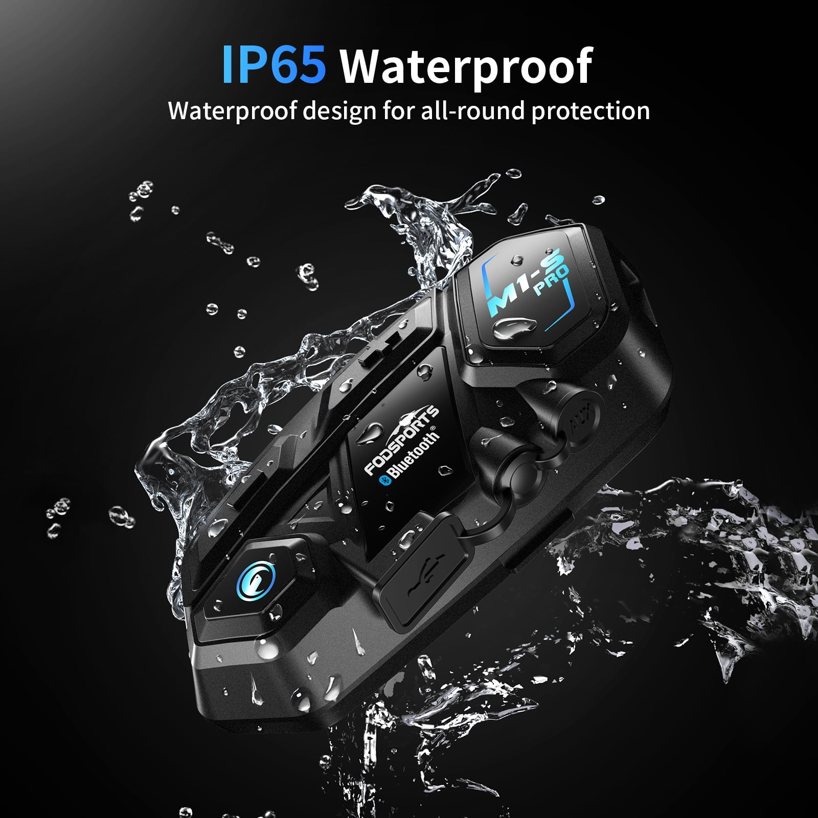 Fodsports M1-S Pro Motorcycle Helmet Bluetooth Headset, 8