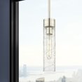 thumbnail image 2 of 617-1S-PN-G617-11DE Innovations Lighting Boreas - 1 Light Stem Hung Mini Pendant-13 Inch Tall and 3 Inch Wide-Polished Nickel Finish-Deco Swirl Glass, 2 of 2