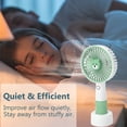 thumbnail image 5 of Mini Handheld Fan, Portable Fan USB Desk Fan Small Personal Hand Fan Working Hours Rechargeable Battery Operated Cooling Folding Electric Fan for Travel Outdoor Office Household, 5 of 5