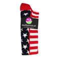 thumbnail image 2 of MadSportsStuff USA American Flag Stars and Stripes Over the Calf Socks (Navy/Red/White, X-Small), 2 of 2
