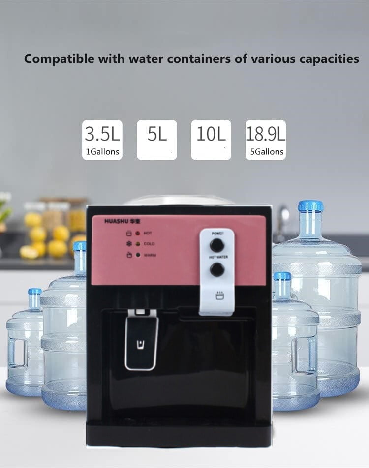 5 Gallon Desktop Electric Hot Cold Water Dispenser Drinking Machine Top Loading