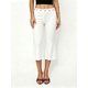 thumbnail image 4 of Pantalones capri para mujer, elegantes, con ojales metálicos, cintura elástica y corte acampanado., 4 of 9