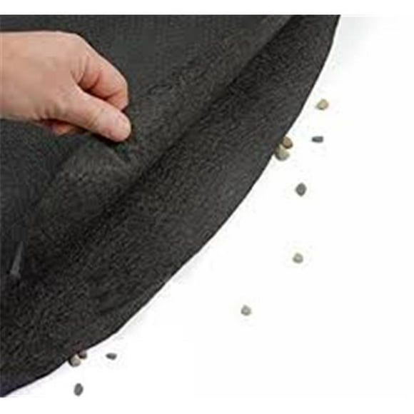 GL International 70-1840OV-BLK-160 Coussin de Sol Ovale Armure 18 x 40 Pieds - Noir
