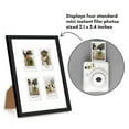 thumbnail image 5 of Americanflat 9x11 Picture Frame with Shatter-Resistant Glass Openings Instant 2x3 Mat Print Photos Mini Frames - Black, 5 of 8