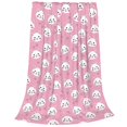 thumbnail image 2 of KLL Cute Cat Pattern Fleece Throw Blanket,Fleece Throw Blankets for Couch & Bed All Season Use-80"x60", 2 of 7