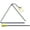 4 in., variant on Stagg Triangle with Beater and Suspension System 4 in.