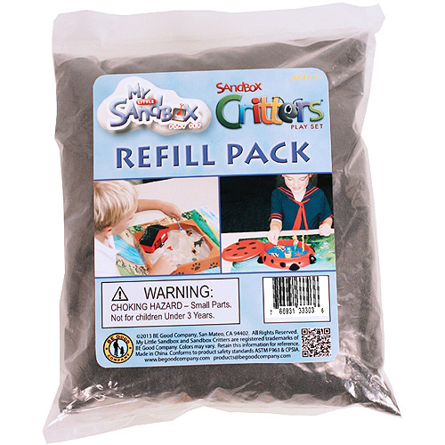 Sandbox Sand Refill Pack, 1.5 lb, Black