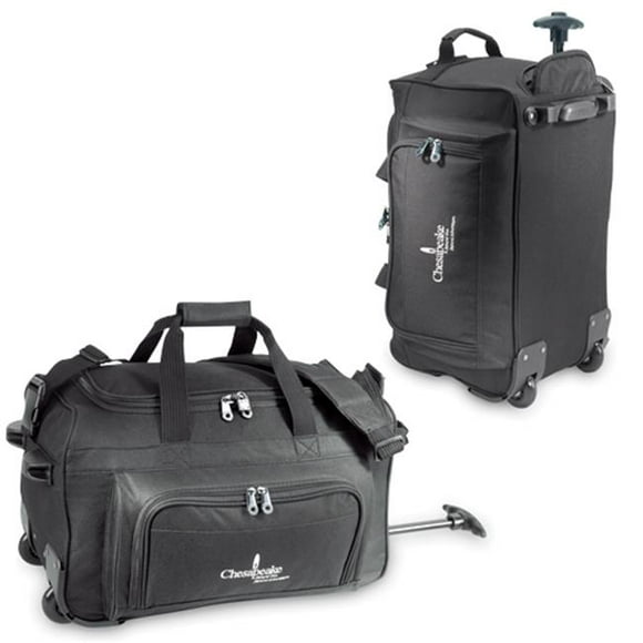 Golden Pacific Vanguard Rolling Duffel - Black
