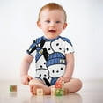 thumbnail image 3 of Pochacco Baby Boy Girl Romper Short Sleeve Cotton Bodysuit Outfits Jumpsuit Summer One Piece Clothes, 3 of 8