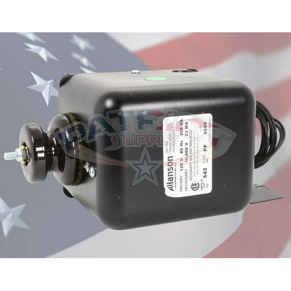 Allanson 542-PF 120V Primary 10,000V Secondary Ignition Transformer For Power Flame