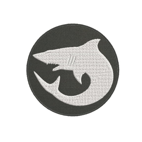 Space Sharks Warhammer 40k Embroidered Patch Iron-On Applique, Cosplay Vest Clothing Badge Back Packs Uniform, Geeks & Gamers, Table Top, Anime, Cartoon, Grim Dark DIY