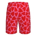 thumbnail image 6 of Naloa Love Heart Men's Beach Shorts, Surfing shorts, Swim trunks, Quick Dry Swim Trunks for Surfing Beach Fun - X-Large, 6 of 9