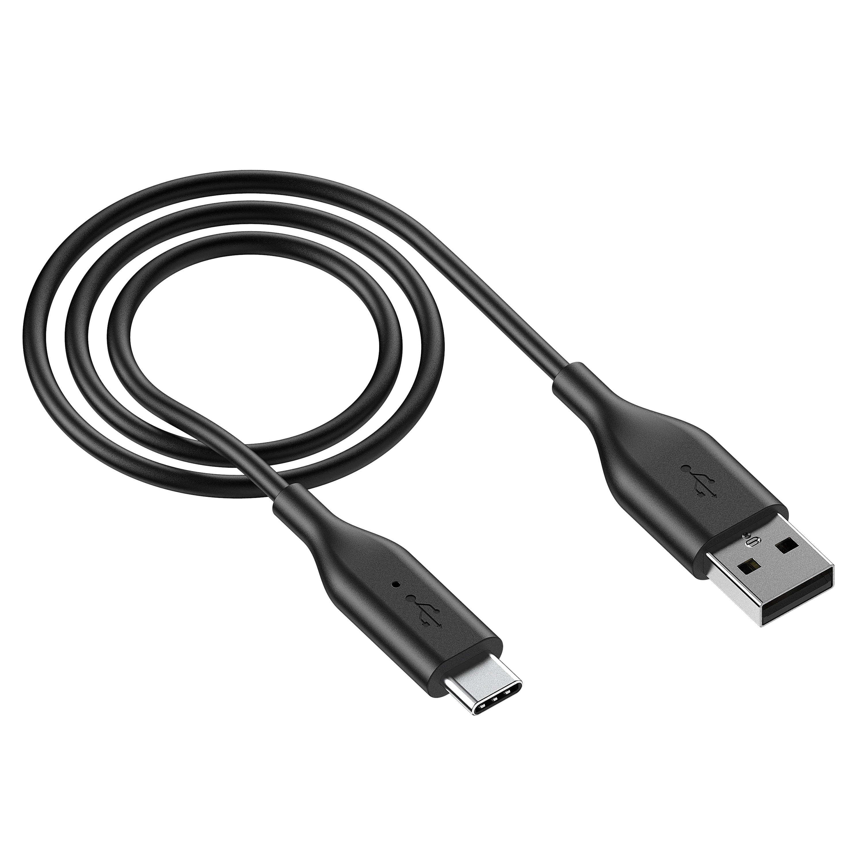 Auto Drive USB Type-a to USB Type-C PVC Data Sync and Charging Cable 3 feet for USB Type-C Devices