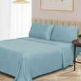 thumbnail image 2 of Rayon from Bamboo Solid Deep Pocket Sheet Set Light Blue / King, 2 of 4