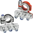 thumbnail image 1 of Paquete de 2 conectores de terminal de batería, conector positivo y negativo de terminal de batería de ocio de 6 V y 12 V para coche, camión, caravana, negro y rojo, 1 of 5