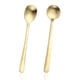 thumbnail image 1 of 10 Uds Demitasse cucharas de café expreso, cucharas de café con acabado satinado de acero inoxidable, minicucharillas, cucharas de azúcar, 1 of 6
