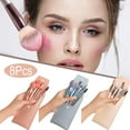 thumbnail image 4 of ZOUBAOQ 8-piece Makeup Brush Set Foundation Eye Shadow Blush Tool Beauty Makeup Portable R4, 4 of 8