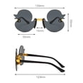 thumbnail image 4 of CSChome Children Sunglasses Children Sunglasses Duckling Shape Translucent UV Block Sunlight Eye Protection Photo Prop Girls Vacation Summer Beach, 4 of 7