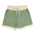 thumbnail image 4 of Womens Loose Striped Shorts Summer Casual Beach Shorts Comfortable Elastic Waist, 4 of 4