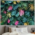 thumbnail image 2 of Jiayy Tropical Leaves Tapestry Wall Hanging Leaves Tapestry Palm Tree Leaves Summer Tropical Leaf Wall Tapestry Jungle Plant Wall Tapestries Painting, 2 of 6