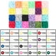thumbnail image 3 of Kit de 4483 cuentas de colores para hacer joyas, pulseras y otros proyectos hechos a mano. 5848 cuentas de arcilla., 3 of 9