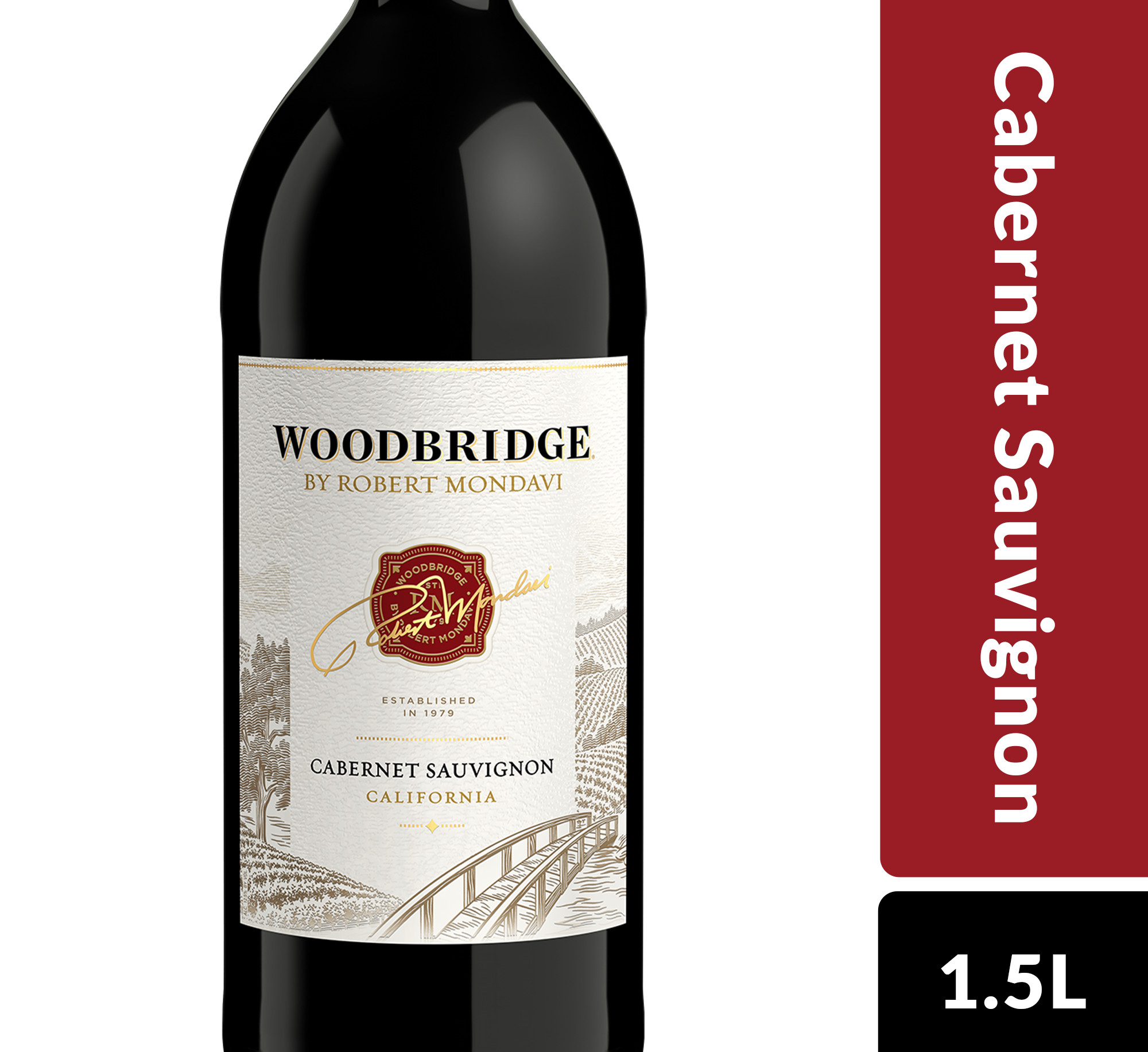 Woodbridge by Robert Mondavi Sauvignon, Red Wine, 1.5 L Bottle