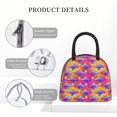 thumbnail image 4 of Salouo Magic Mushrooms for Insulated Lunch Bag for Women/Men - Leakproof Cooler Tote Bag Organizer - Reusable Lunch Box for Office Picnic Hiking Beach-One Size, 4 of 6