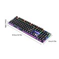 thumbnail image 2 of Oferta por tiempo limitado!Tallado ZK3 Gaming Teclado con cable Color a juego Luminoso Mecánico Sensación Computadora de escritorio, 2 of 7