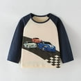 thumbnail image 4 of Little Hand Boys Toddler Baby Boys and Toddler Boys Long Sleeve Graphic T- Shirt Size 2-7T, 4 of 7