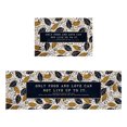 thumbnail image 1 of Ensemble de Tapis de Cuisine et Moquette de 2 Pcs Tapis de Cuisine Rembourré à Motifs, 1 of 5