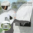 thumbnail image 2 of Gazebo Accessories 12' x 20' Double Roof Universal Winter Gazebo Cover for Hardtop Gazebos,Enclosed Cover with Sidewalls and Mesh Windows Waterproof (White) by domi outdoor living, 2 of 6