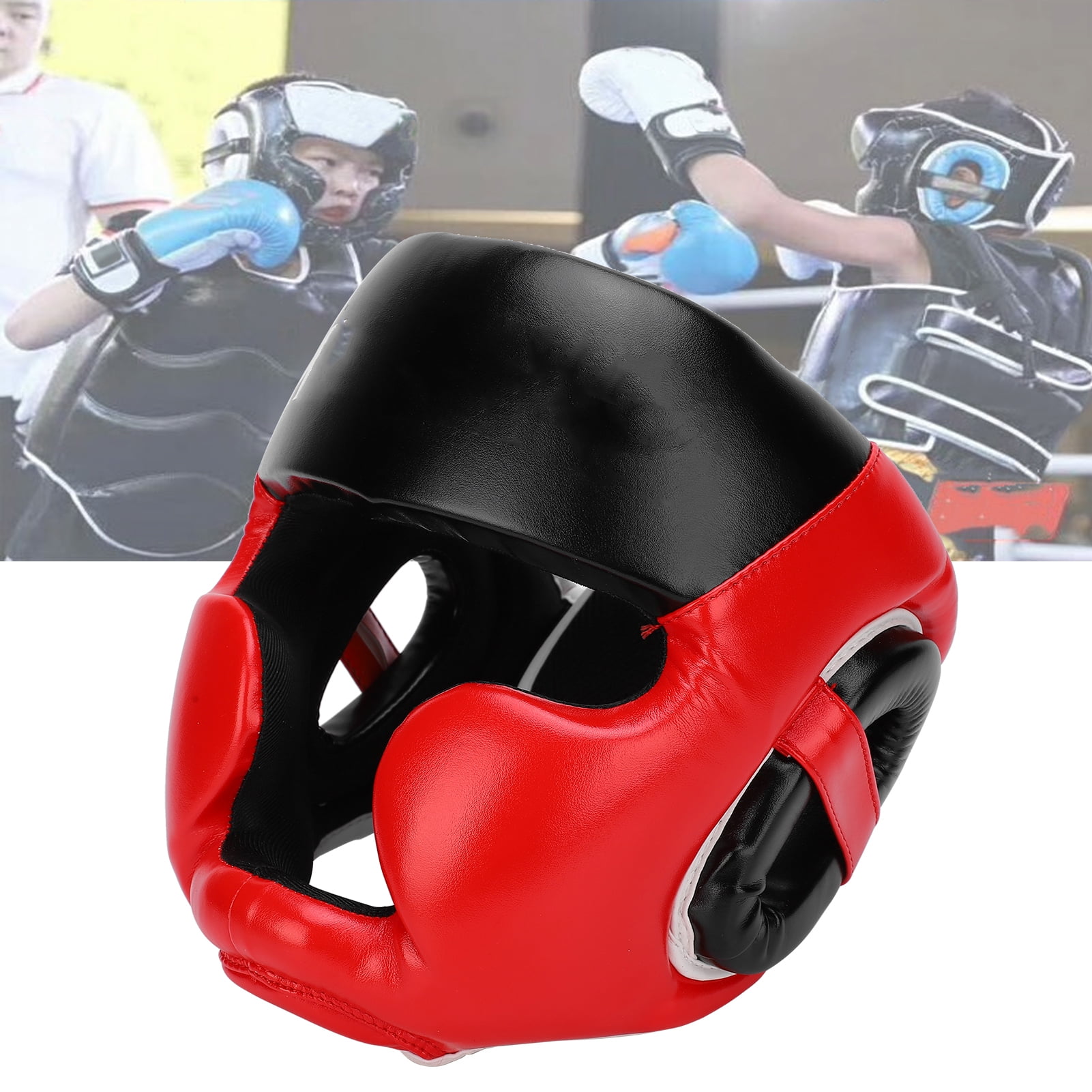 Kids Boxing Head Guard Children Martial Arts Head Gear Sparing Junior Helmet 