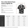 thumbnail image 7 of Vsdgher Hand Drawn Snake Print Men's Wrinkle Free Untucked Cuban Shirt Business Casual Button Down Shirts Short Sleeve Shirt, 7 of 7