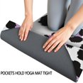 thumbnail image 3 of White and Pink Of Leopard Print Hot Yoga Mat Towel Non Slip for Hot Yoga - Quick-Drying Yoga Mat Cover with 4 Corner Pockets with Travel Bag - Hot Yoga Towel Non Slip 74"x26", 3 of 6