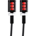 thumbnail image 1 of HAHDAXIA License Plate Light, 2x 12V Universal Car Car Motorcycle LED Waterproof License Number Plate Screw Bolt Light Lamp (Red LED), 1 of 7