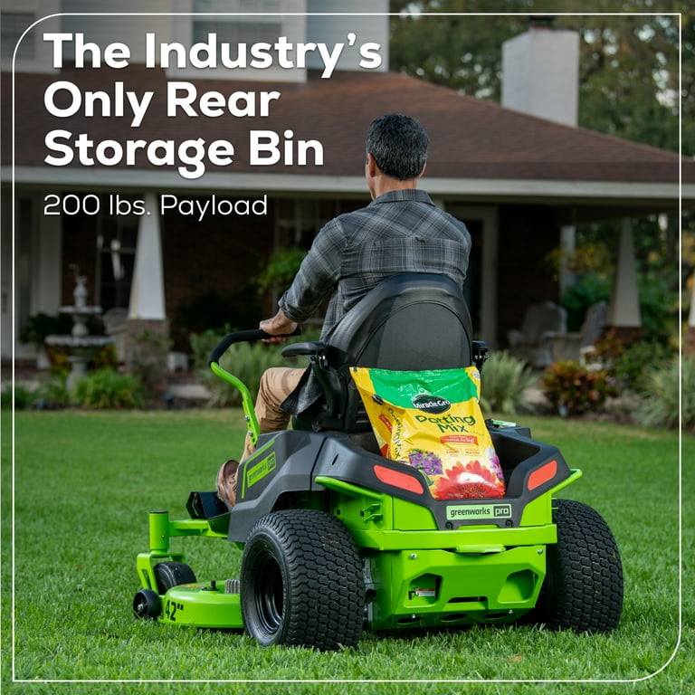 Greenworks 60V 42 Cordless Battery Crossover Z Zero Turn Riding Lawn Mower 6 8Ah Batteries 3 Dual Port Turbo Chargers 7409302 Walmart