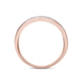 thumbnail image 6 of 1/3 Ct Round Cut Lab Created Moissanite Diamond Mens Wedding Band Ring In 14K Rose Gold Plated Sterling Silver(G-H Color,VVS1 Clarity,0.33 Cttw)-8.5, 6 of 9