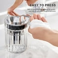 thumbnail image 4 of Uscallm under $5 Foaming Soap Dispenser, Foaming Soap Dispenser Pump Bottle, Automatic Hand Soap Lotion Dispenser, Refillable Bathroom Kitchen Dispenser, Clear Modern Soap Dispenser, 4 of 7