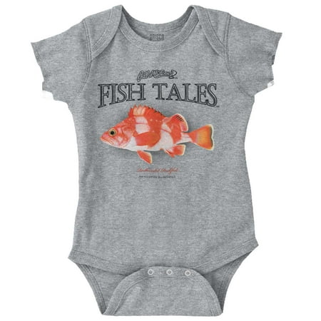 

Brisco Brands McFinns Redbanded Rockfish Fisherman Unisex Baby Bodysuits