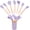 Purple, variant on Silicone Cooking Utensils Set, Colorful 8 Pieces Kitchen Utensil Kits with Holder, Flexible Heat Resistant Cooking Tools Set for Nonstick Cookware, Non-Slip Spatula Set with Wooden Handle