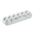 thumbnail image 2 of Bandeja para huevos para Bandeja para huevos Bandeja para huevos con tapa, soporte para huevos a prueba de polvo Caja para huevos, 3 opciones d Grey 12 Egg perfecl Soporte para huevos para refrigerador, 2 of 8