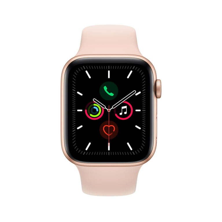 Apple Watch Series 5 GPS, 44mm Gold Aluminum Case with Pink Sand
