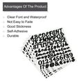 thumbnail image 4 of Self Adhesive Vinyl Letter Alphabet Number Stickers,Black 1" 76 Count/Sheet,6 Pack, 4 of 5