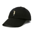 thumbnail image 5 of Dalix Pina Colada Embroidered Cap Cotton Baseball Cute Cool Dad Hat Womens in Black, 5 of 5