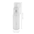 thumbnail image 2 of FONDOTIN Dry Powder Pump Bottle Body Glitter Spray Transparent Plastic Dispensing Powder 1Set, 2 of 8