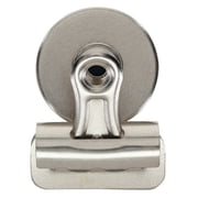 Ook Metal Magnetic Clips, 0.75 lb, Iron, Zinc Finish, Silver, 2 pack