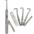 thumbnail image 1 of 6-Piece Dental Tool Set - Surgical Instruments for Crown Removal, Dentist Automatic Tools, 1 of 5