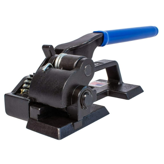 Heavy-Duty Compact Steel Strapping Tensioner - 3/8" to 3/4" Metal Banding - For Flat Loads - EP-1400 - Made in USA