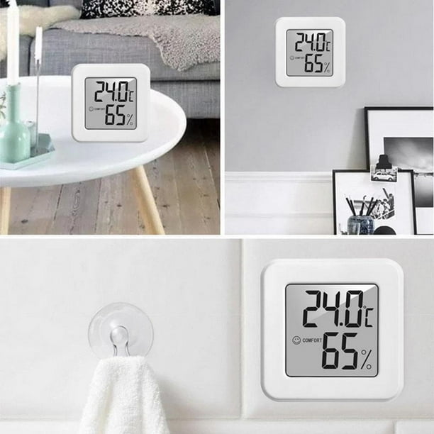 Mini termómetro digital LCD Sensor de temperatura Medidor de humedad Herramienta de monitor
