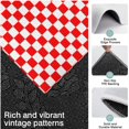 thumbnail image 3 of Red and Black Checkered Pattern Kitchen Rugs Sets Of 3,Kitchen Runner Rugs Non Skid Washable,Decorative Kitchen Floor Mats for Kitchen,Sink,Laundry,17"x30"+ 17"x47" + 17"x59", 3 of 6
